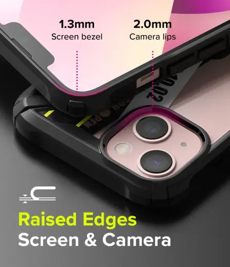 Ringke Fusion X Design durable PC Case with TPU Bumper for iPhone 13 mini black (Ticket band) (FXD540E43) Photo