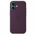 Silicone case with MagSafe for iPhone 16 - plum — Foto 2