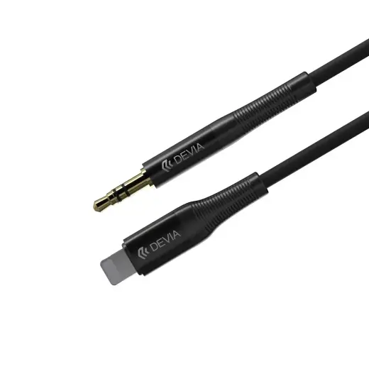 Devia cable audio Ipure EC619 jack 3,5 mm - Lightning 1,0 m black Foto 2