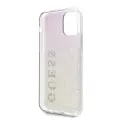 Guess GUHCN65PCUGLGPI Gradient Glitter phone case for iPhone 11 Pro Max gold pink — Photo 4