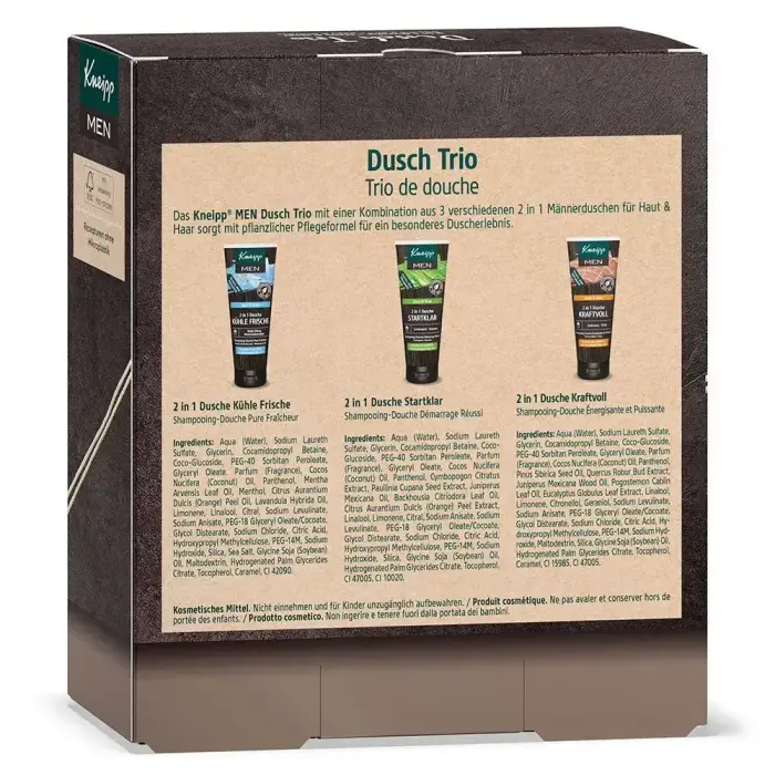 Kneipp Shower Trio Set for Men - 75ml Foto 2
