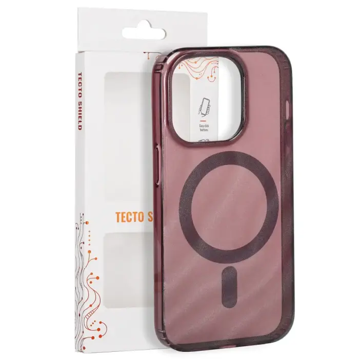 Tecto Shield Desert Mag case for iPhone 14 Pro 6,1" mahogany