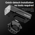 Rockbros 24510003001 front bicycle light 260 lm + USB-C - USB-A cable - black Фото num