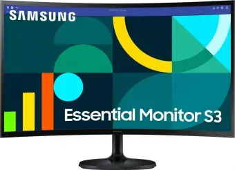 Monitors Samsung Essential S3 27" Curved 100Hz LS27D360GAUXEN Фото num