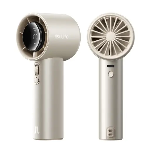 Jisulife Handheld Fan Pro1 S FA53PRO Portable USB Fan - Light Brown Foto 2
