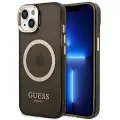 Guess Translucent MagSafe Compatible Case for iPhone 14 Plus Black — Foto 1