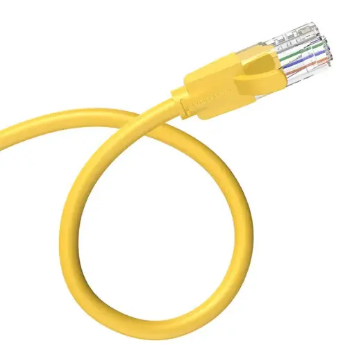 Network Cable UTP CAT6 Vention IBEYF RJ45 Ethernet 1000Mbps 1m Yellow Photo