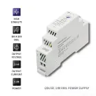 Qoltec DIN rail power supply | 12W | 5V | 2.4A Foto 4