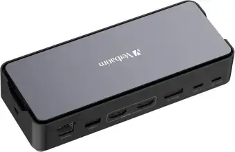 USB centrmezgls Verbatim USB-C Pro Docking Station 15 in 1 with 256 GB SSD Фото num