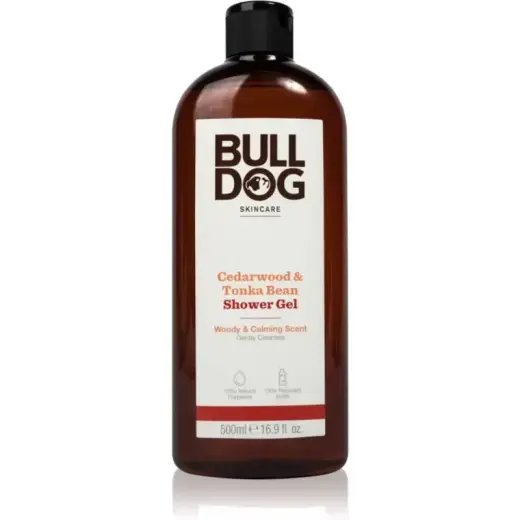 Bulldog Shower Gel Cedarwood and Tonka Beans 500 Ml