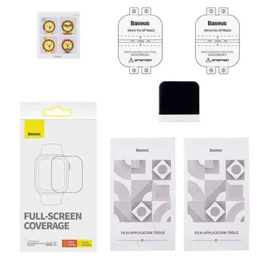 Baseus 44mm Protective Film for AP Watch 4|5|6|SE|SE 2, Clear Foto 4