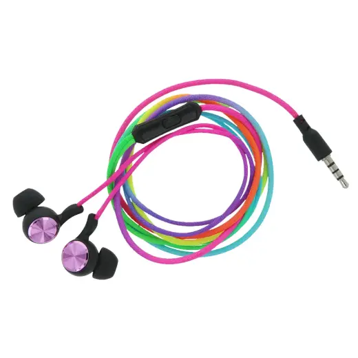 Setty wired earphones SPD-J-313 rainbow Foto 2