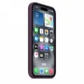 Silicone case with MagSafe for iPhone 16 - plum — Foto 6
