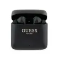 Guess słuchawki Bluetooth GUTWSSU20ALEGK TWS + stacja dokująca czarny|black Printed Logo Foto 1