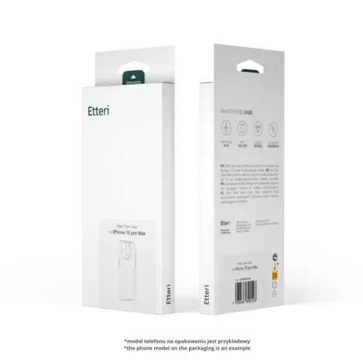 Etteri Clear case for iPhone 15 Pro Max 6,7" Foto 12