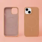 Silicone Thin phone case with MagSafe support for iPhone 13 brown — Photo 6