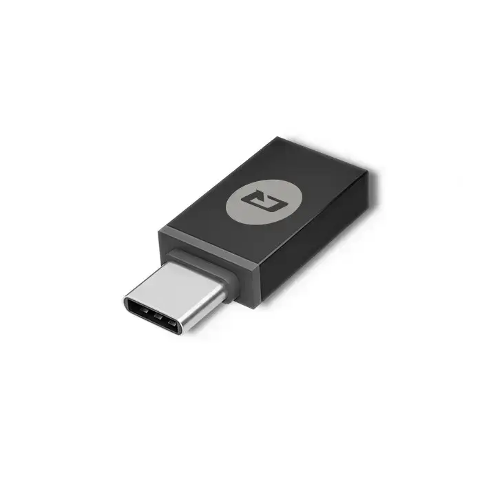 Qoltec Intelligent Smart ID chip card reader SCR-0634 | USB 2.0 + USB-C Adapter  Foto 3