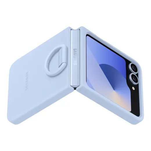 Samsung Silicone Case EF-PF741TLEGWW for Samsung Galaxy Z Flip 6 - blue Фото num