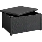 Garden table/storage box Arica brown — Photo 3
