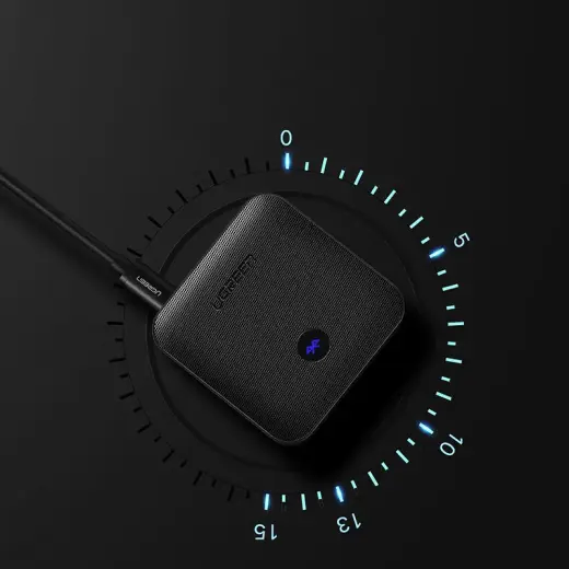 Ресивер UGREEN Bluetooth 5.0 3,5 мм | AUX | aptX черный Фото num
