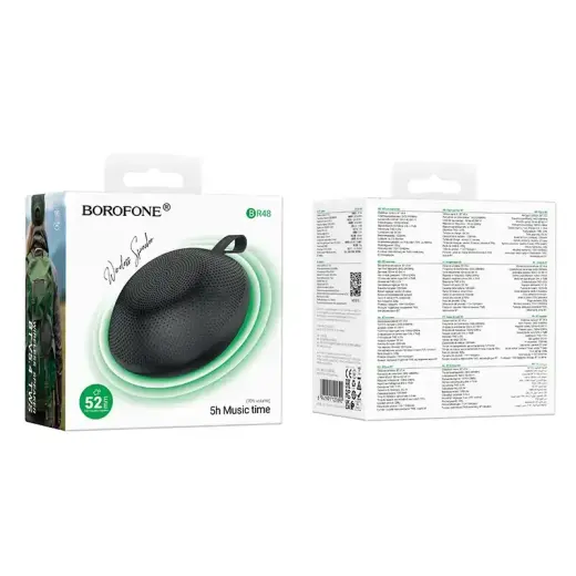 Borofone Portable Bluetooth Speaker BR48 Ufo black Foto 5
