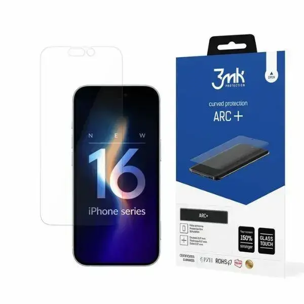 Защитная плёнка 3mk ARC+ для iPhone 16 Pro