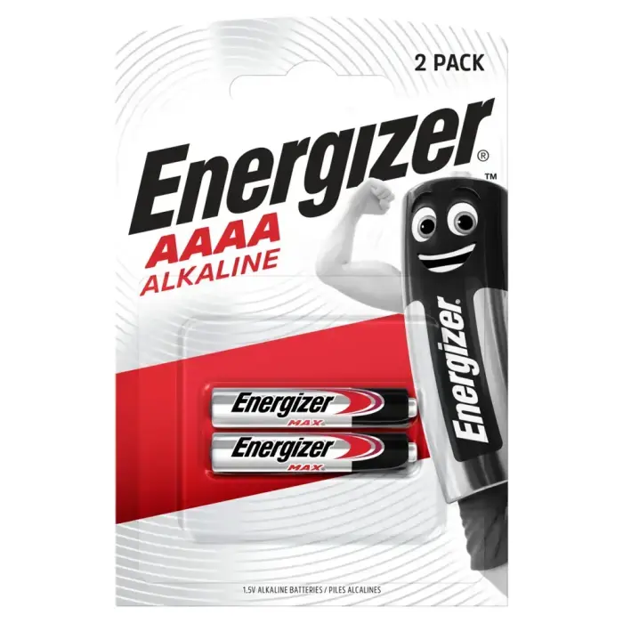Sārmu baterija LR61/AAAA/LR8D425/25A/FSB2 1,5V 600mAh ENERGIZER 2gab blisterīši