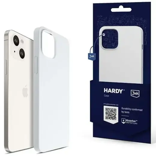 3MK Hardy Case iPhone 14 Plus / 15 Plus6.7" white MagSafe