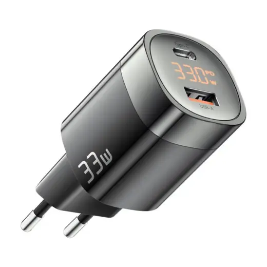Essager ECTCA-LYB01 зарядное устройство | 33W | GaN | USB-C, USB-A | черное Фото num