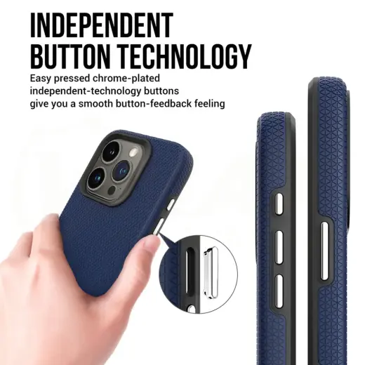 Vmax Triangle case for Samsung Galaxy A34 navy blue Photo