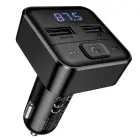 Borofone Transmitter FM BC63 Selecto MP3, Bluetooth - 2xUSB - black Фото num