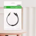 Ugreen cable 3.5 mm headphone splitter mini jack AUX 25cm black (20816) Photo