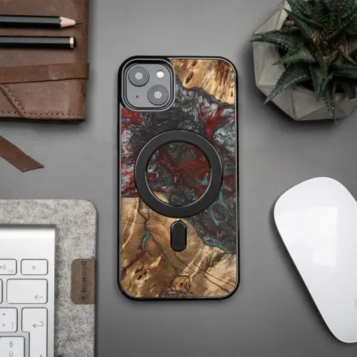 Bewood Unique case for iPhone 15 Plus 6,7" Planets Pluto with MagSafe Foto 3