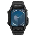 SPIGEN RUGGED ARMOR "PRO" APPLE WATCH 10 (46 MM) MATTE BLACK Фото num