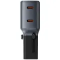 Wall charger Energea TravelGo Adapter 45 2xUSB-C 45W graphite-black Photo