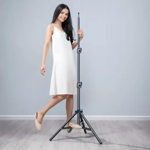 Wozinsky WRLD-00Y1S tripod tripod durable carbon steel tripod 1.7m matte - black Фото num