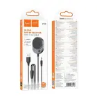 Wireless car receiver Hoco AUX Bluetooth with cable Jack 3,5 mm E150 metal gray Foto 8