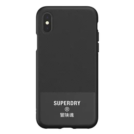 SuperDry Moulded Canvas iPhone X|Xs Case czarny|black 41544 Foto 2