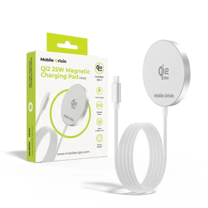 Mobile Origin Qi2 25W Magnetic Charging Pad PW29