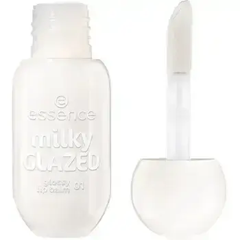 Essence Milky GLAZED Glossy Lip Balm - Lesklý balzám na rty 4 ml 05 Latte-Tude
