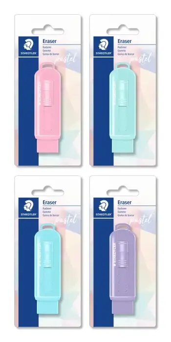 Dzēšgumija STAEDTLER Pastel, dažādas krāsas Foto 4