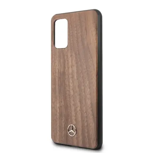 Mercedes MEHCS67VWOLB S20+ G985 hard case brązowy|brown Wood Line Walnut Foto 3