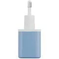 Wall charger Bazic GoPort Velox Kit USB-C|USB-A GaN 35W with cable blue Photo