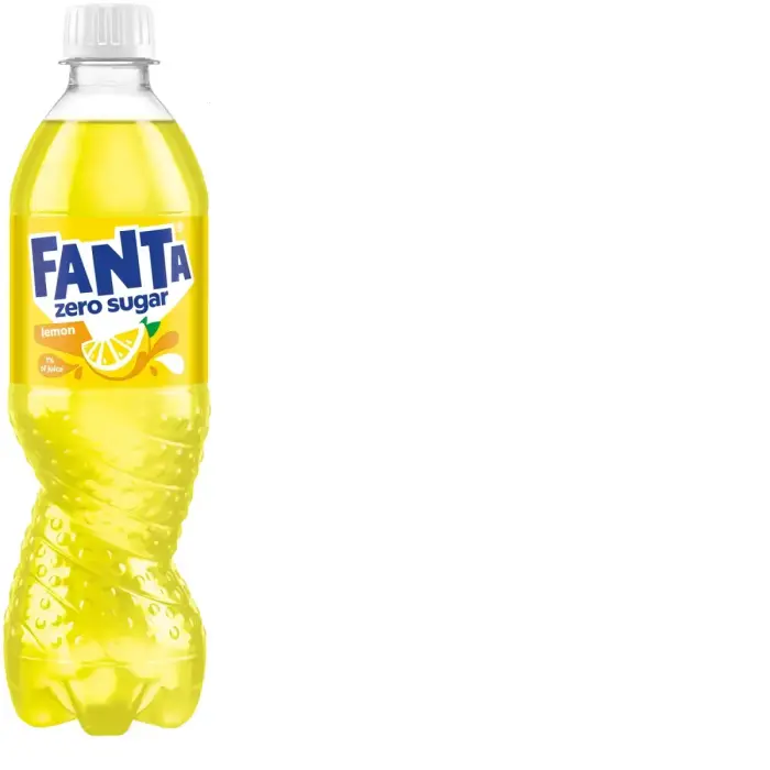 Gāzēts dzēriens FANTA Lemon Zero Sugar, PET, 0.5l (DEP)