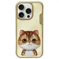 Nimmy Glasses Cool Cat phone case for iPhone 16 Pro brown Photo
