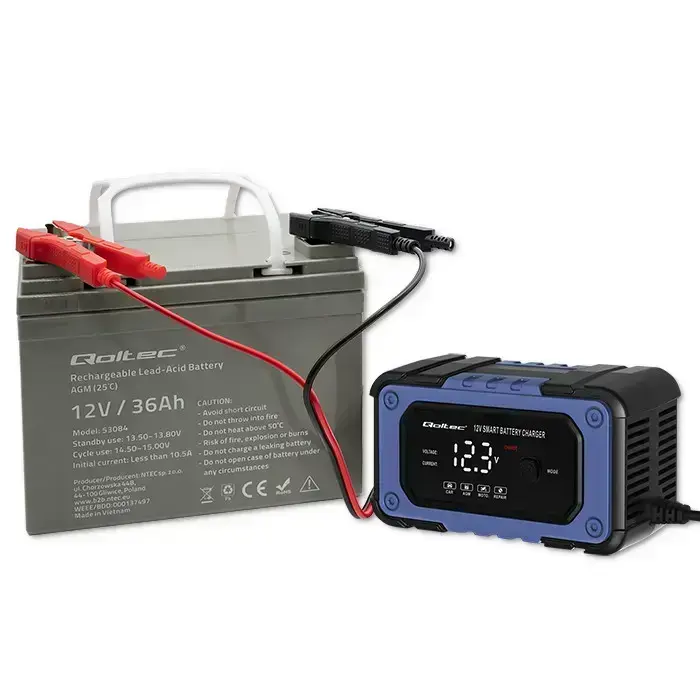 Qoltec  AGM battery | 12V | 36Ah | Maintenance-free | Efficient| LongLife | for UPS, scooter Foto 6