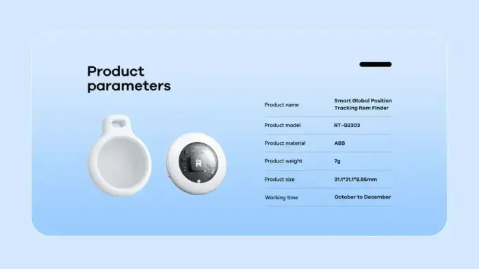 SMART TAG LOCALIZER REMAX RT-G230 WHITE Foto 6