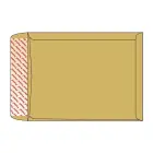 Aploksne Kuvert B4 brūna (ar ielocēm) 250x40x353, 130g/m2 Foto 2