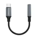 Wozinsky WACM-01 USB-C Adapter - 3.5mm Mini Jack - Black Foto 1