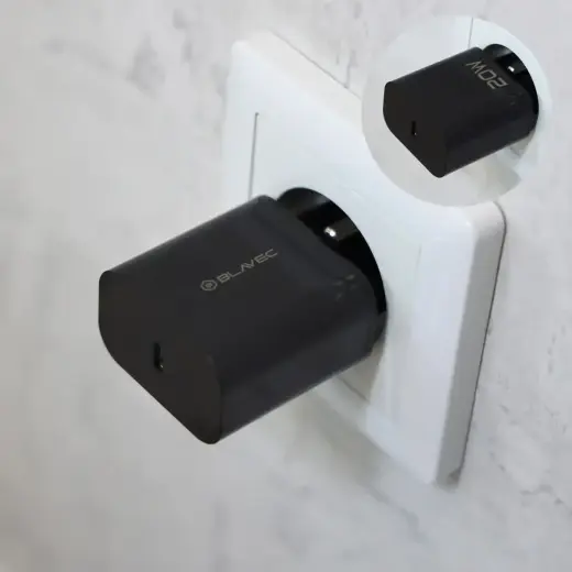 Blavec Wall charger BC-9 - Type C - PD 20W 3A (TCBC9-CB203A) black Фото num